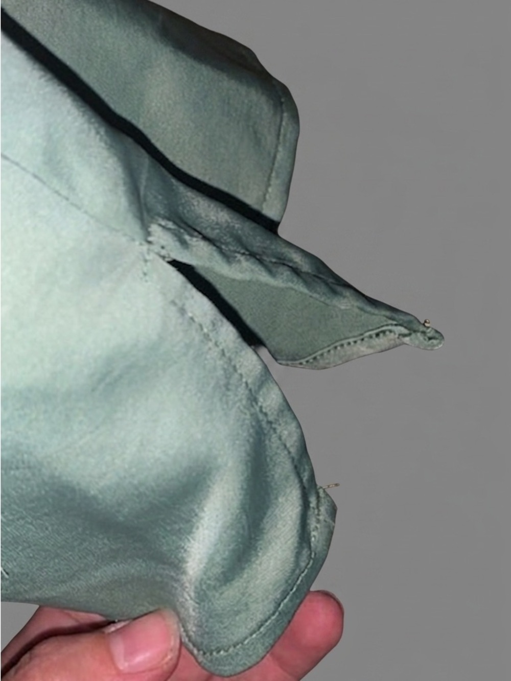 a new day Mint Green Satin V-Neck Cami Tank - Picture 4 of 4